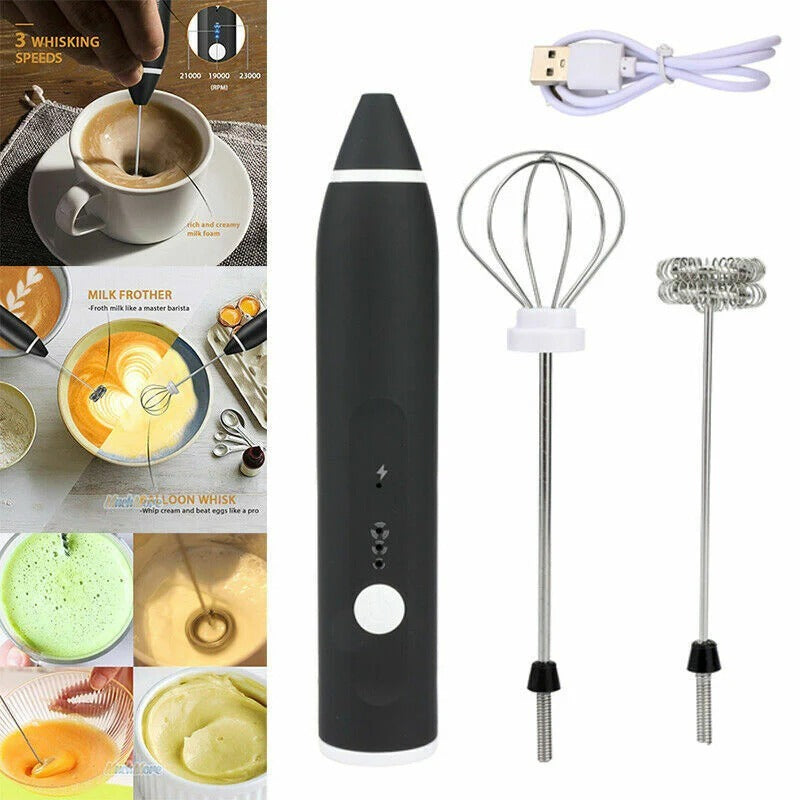 Rechargeable Coffee Beater – Compact Electric Mixer for Coffee & Drinks