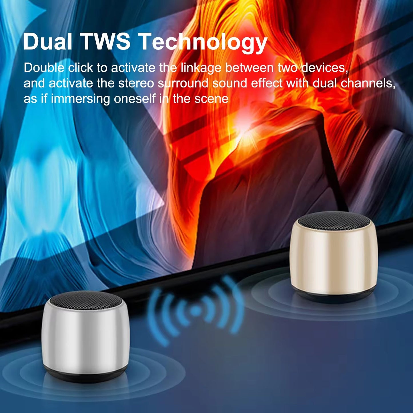 M3 Mini Portable Bluetooth Speaker – Compact Wireless Sound System