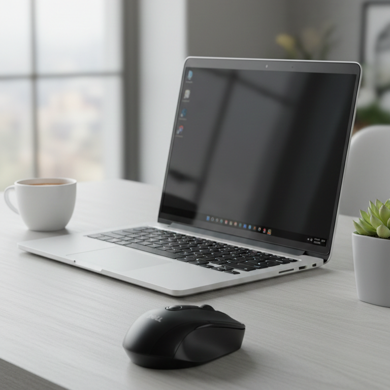 Dell 2.4G Wireless Mouse – Ergonomic Optical Sensor with Nano USB Receiver