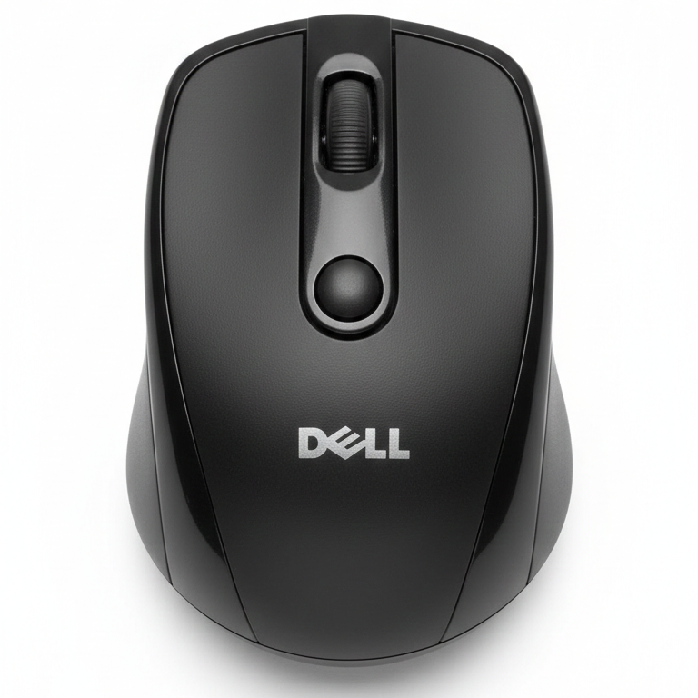 Dell 2.4G Wireless Mouse – Ergonomic Optical Sensor with Nano USB Receiver