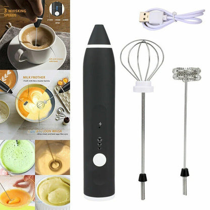 Rechargeable Coffee Beater – Compact Electric Mixer for Coffee & Drinks