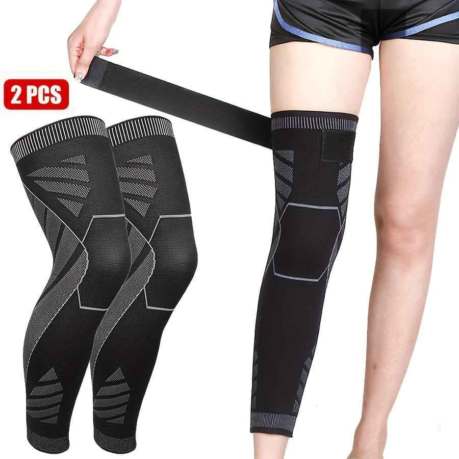 Elastic Non-Slip Knee Pad Leg Sleeve for Running & Sports