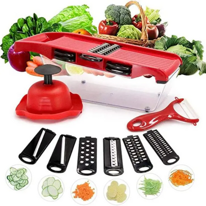 10-in-1 Multi-Functional Mandoline Vegetable Slicer – Effortless Food Prep