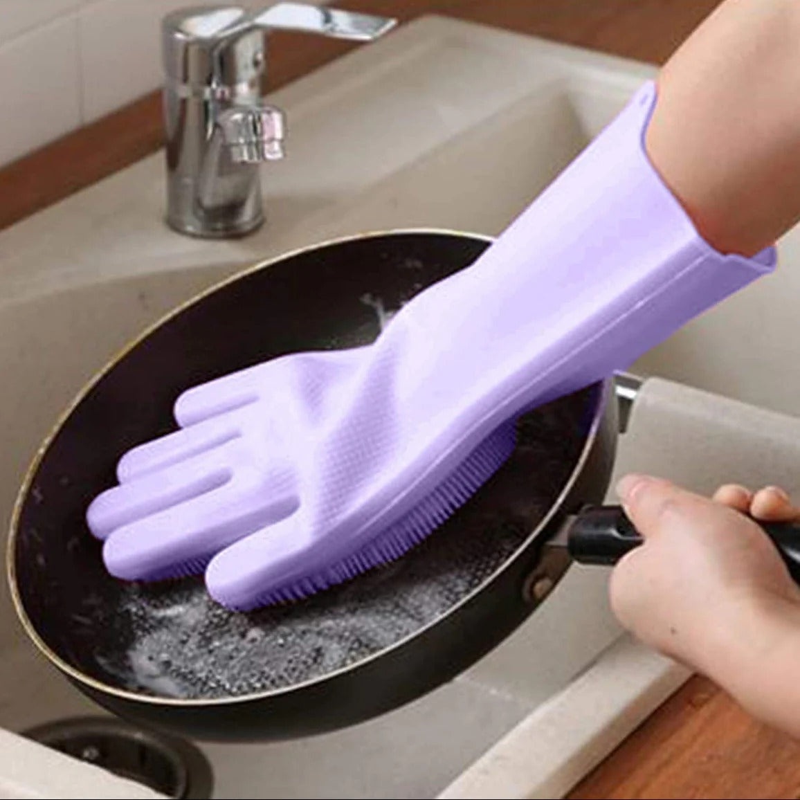 Silicone Dishwashing Gloves – Durable, Comfortable & Reliable for Everyday Cleaning