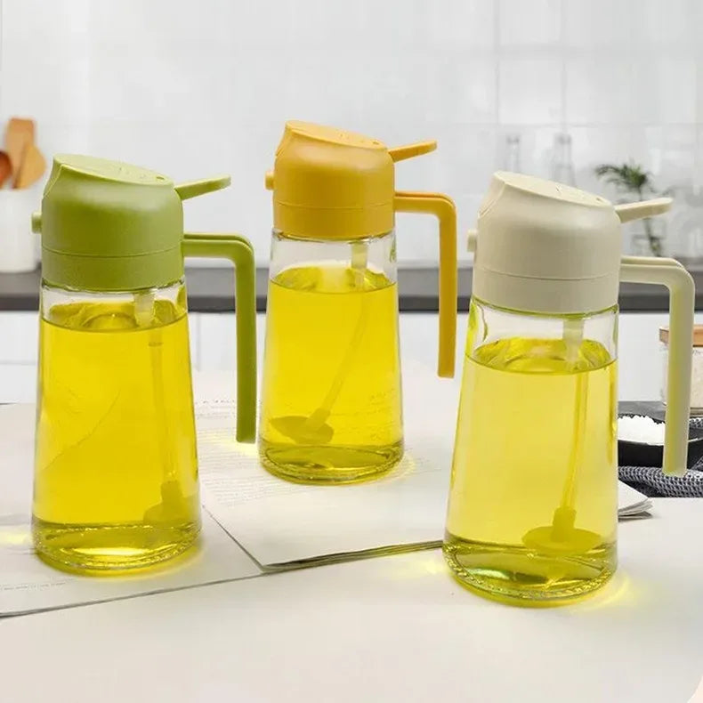 2 in 1 Leakproof Oil Dispenser Bottle 500 ML