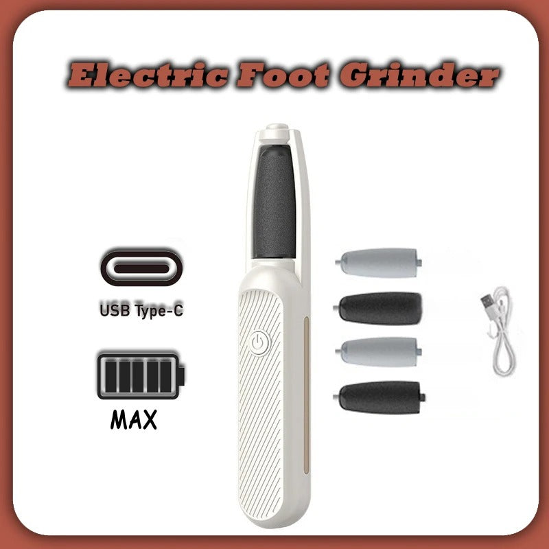 Rechargeable Electric Foot File – Callus Remover for Soft, Smooth Feet