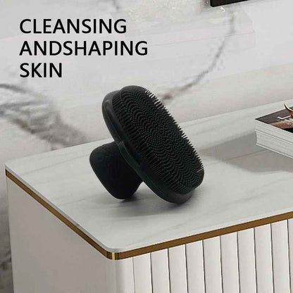 Silicone Shower Brush with Soap Dispenser – Ultra Soft Body Scrubber & Massager