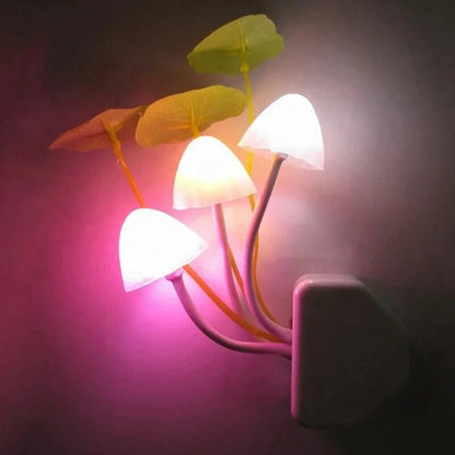 Mushroom LED Night Light – Automatic, Energy-Efficient & Child-Friendly
