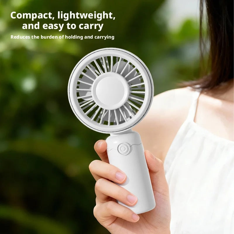 Handheld Portable Mini Fan – USB Rechargeable 3 Speed
