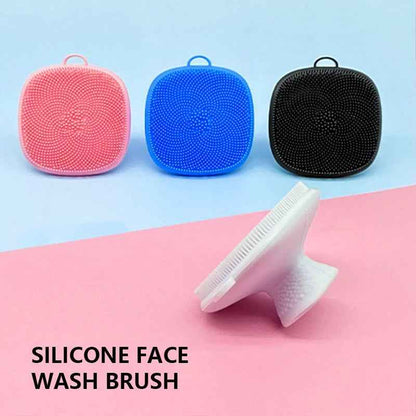 Silicone Shower Brush with Soap Dispenser – Ultra Soft Body Scrubber & Massager