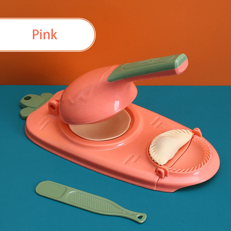 2-in-1 Manual Dumpling & Empanada Maker – Easy Homemade Wrappers & Perfect Sealing Press