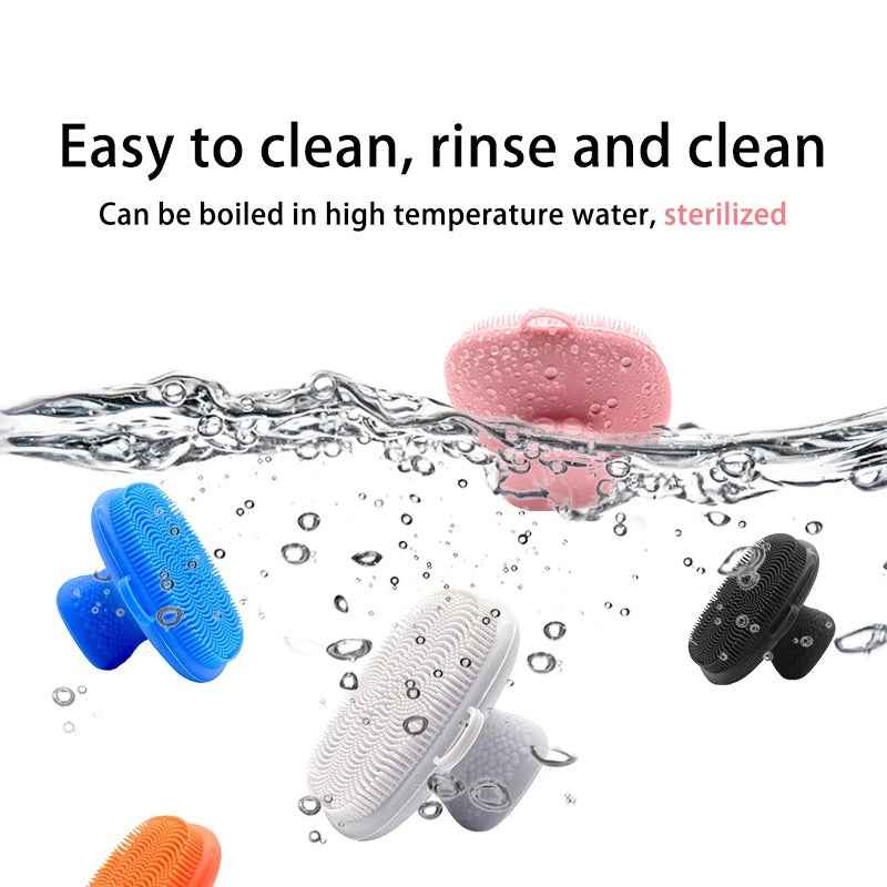 Silicone Shower Brush with Soap Dispenser – Ultra Soft Body Scrubber & Massager