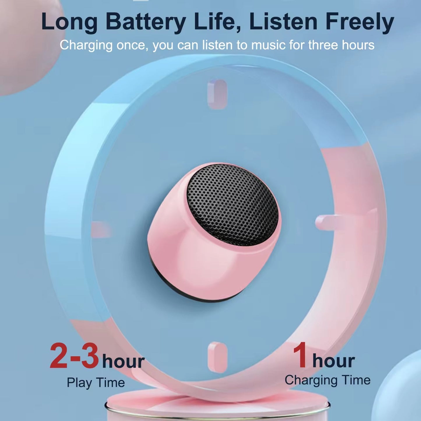 M3 Mini Portable Bluetooth Speaker – Compact Wireless Sound System