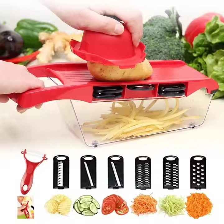10-in-1 Multi-Functional Mandoline Vegetable Slicer – Effortless Food Prep