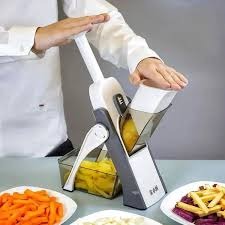 Mandoline Slicer Vegetable Cutter – Adjustable Blades for Safe, Easy & Efficient Meal Prep
