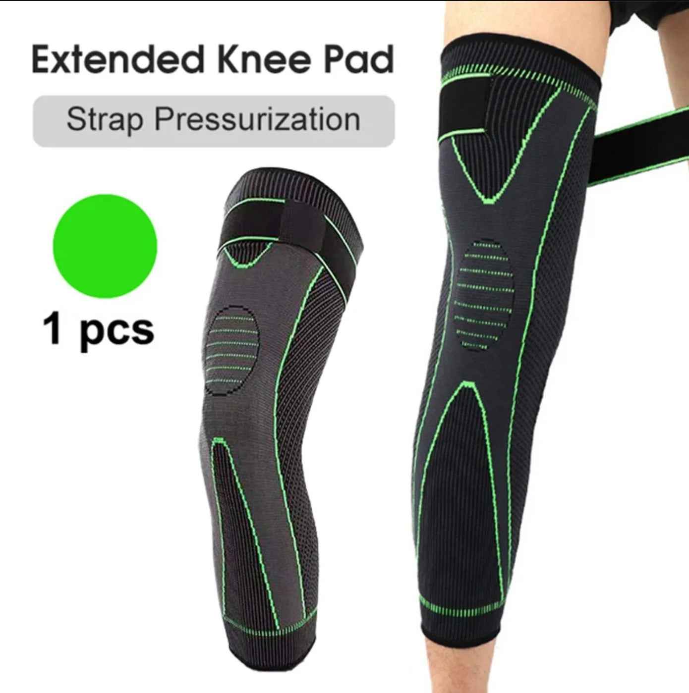 Elastic Non-Slip Knee Pad Leg Sleeve for Running & Sports