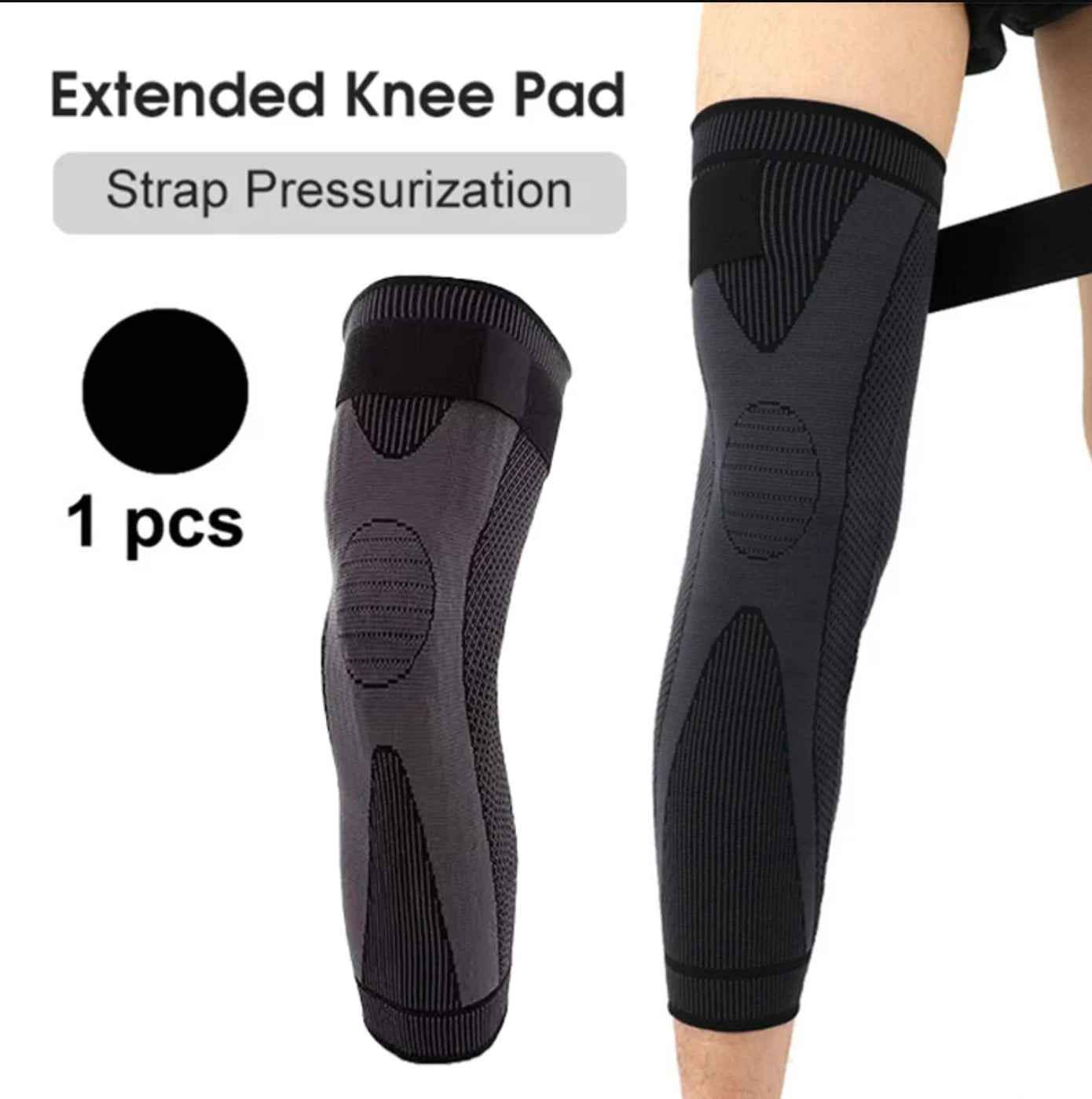 Elastic Non-Slip Knee Pad Leg Sleeve for Running & Sports